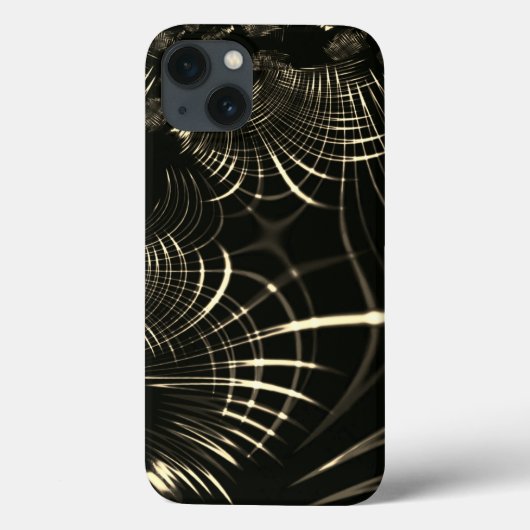 scharfe Kurven auf hellem Khaki und dunklem Hinter Case-Mate iPhone Hülle (Rückseite)