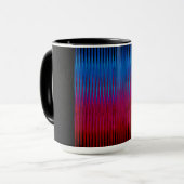 Scharfe Linien des Yin-Yang-Abstraktionskunst-Desi Tasse (Vorderseite Links)
