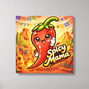 Scharfe Mama - Heißes Zeug - Fressfeinde Leinwanddruck