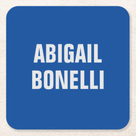 Scharfe, maßgeschneiderte, exzellente minimalistis rechteckiger pappuntersetzer