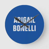 Scharfe, maßgeschneiderte, exzellente minimalistis runde wanduhr (Vorderseite)