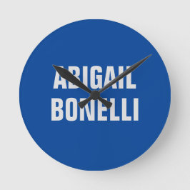 Scharfe, maßgeschneiderte, exzellente minimalistis runde wanduhr