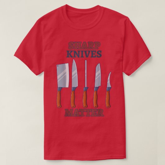 scharfe Messer T-Shirt (Design vorne)