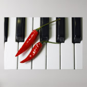 Scharfe Musik Poster (Vorne)