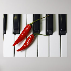 Scharfe Musik Poster