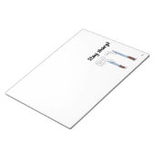 scharfe Notizblöcke bleibe (angewinkelt)