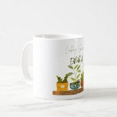 Scharfe Pot Pflanze Cactus Kaffeetasse (Vorderseite Links)