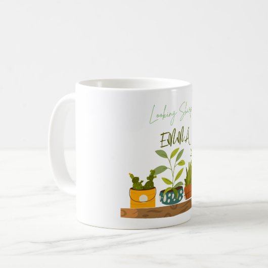 Scharfe Pot Pflanze Cactus Kaffeetasse (Vorderseite Links)