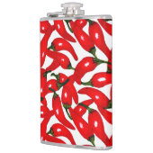 Scharfe Red Hot Peppers Flachmann (Links)