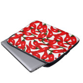 Scharfe Red Hot Peppers  Laptopschutzhülle (Vorne Knopf)