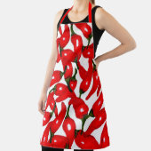 Scharfe Red Hot Peppers  Schürze (InSitu)