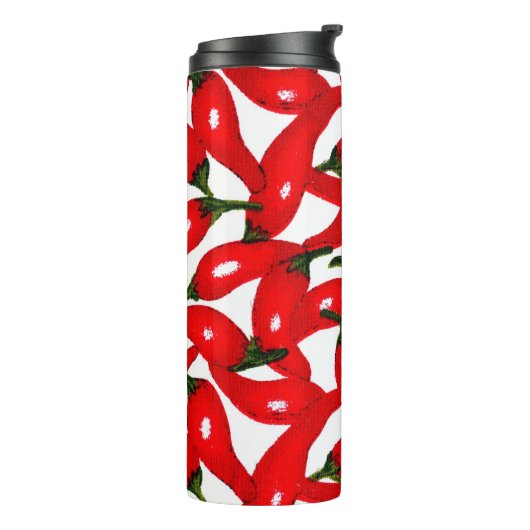 Scharfe Red Hot Peppers  Thermosbecher (Nach links gedreht)