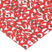 Scharfe Red Hot Peppers  Tischdecke (Schrägansicht)