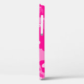 scharfe rosa Camouflage Case-Mate iPhone Hülle (Rückseite / Links)
