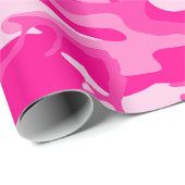 scharfe rosa Camouflage Geschenkpapier (Rolleneckpunkt)