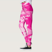 scharfe rosa Camouflage Leggings (Links)