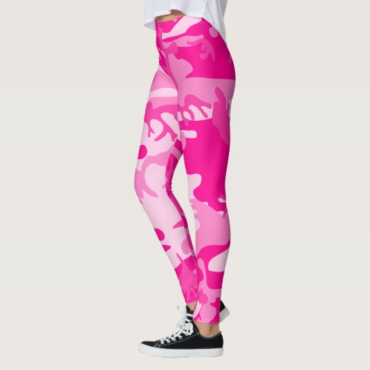 scharfe rosa Camouflage Leggings (Links)