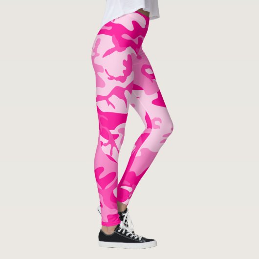 scharfe rosa Camouflage Leggings (Rechts)
