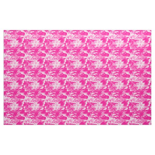 scharfe rosa Camouflage Stoff (Fat Quarter (45,7 x 55,9 cm))