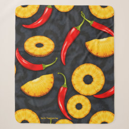Scharfe Scheibe - Pineapple Empire Design Sherpadecke