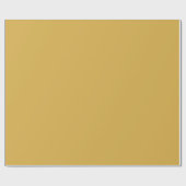 scharfe Senf Trendfarbe Geschenkpapier (Flach)