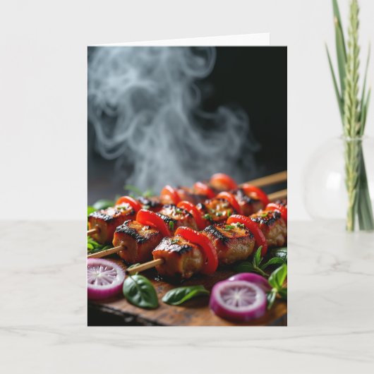 Scharfe Spieße Vatertagskarte Karte (Vorderseite)