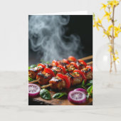 Scharfe Spieße Vatertagskarte Karte (Gelbe Blume)