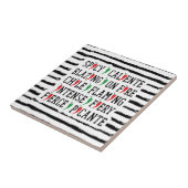 scharfe Wörter Chile Pepper Design Fliese (Seite)