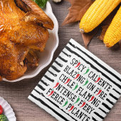 scharfe Wörter Chile Pepper Design Fliese