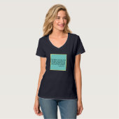 Scharfe Zunge-Dorothy Parker-Zitat T-Shirt (Vorderseite Vollansicht)