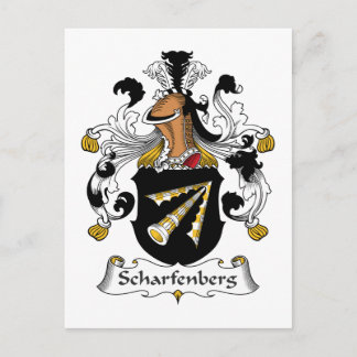 Scharfenberg-Familienwappen Postkarte