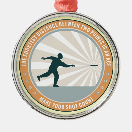 Schärfenzahl Ornament Aus Metall (Vorne)