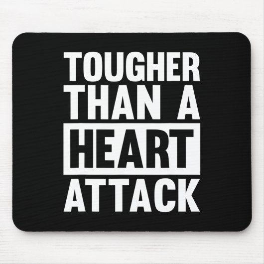Schärfer als Herzinfarkt Mousepad (Vorne)