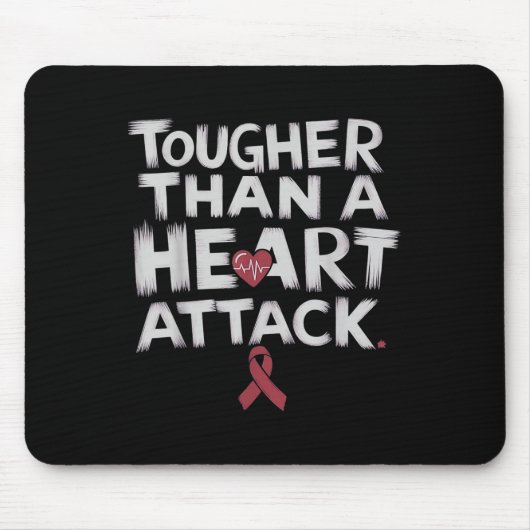 Schärfer als Herzinfarkt Mousepad (Vorne)