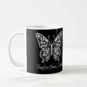 Schärfer als ich SchmetterlingsBriefmarke aussehe Kaffeetasse