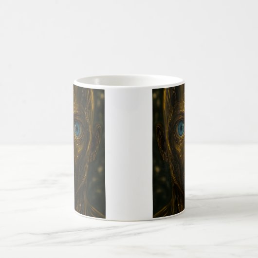 Scharfer Blitz-Android Kaffeetasse (Mittel)