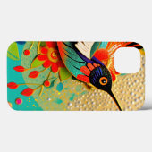 Scharfer Kolibri Case-Mate iPhone Hülle (Rückseite (Horizontal))