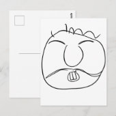 Scharfer Typ Postkarte (Vorne/Hinten)