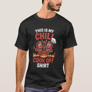 Scharfes Essen Dies Ist Mein Chili-Koch-Wettbewerb T-Shirt