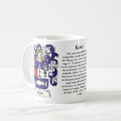 Scharfes Familien-Wappen Tasse (Vorderseite Links)