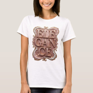 Scharfes Gold ELEGANCE Künstlerisches Motiv T-Shirt