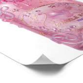 Scharfes Gold SPARKLE ROSE MAGIC EDITION Poster (Ecke)