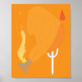 Scharfes Hähnchen Poster (Vorne)
