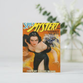 scharfes Mysterium Postkarte (Stehend Vorderseite)