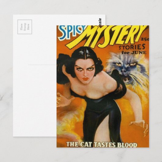 scharfes Mysterium Postkarte (Vorne/Hinten)