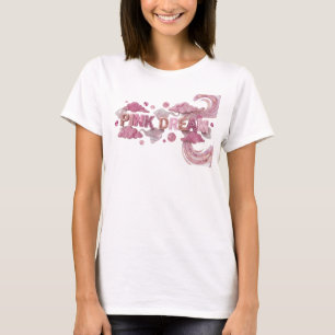Scharfes Rosa PINK DREAM Künstlerisches Motiv T-Shirt