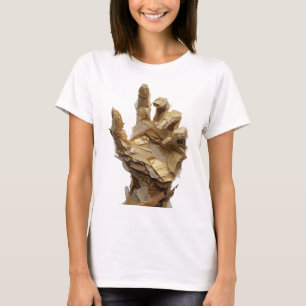 Scharfes Silber ABSTRACT ART Grafikdesign T-Shirt