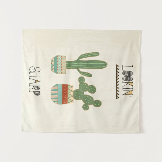 Scharfes SüdwestGeos IX | Lookin Wandteppich (Vorderseite (Horizontal))