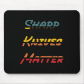 Scharfmesser Mousepad (Vorne)