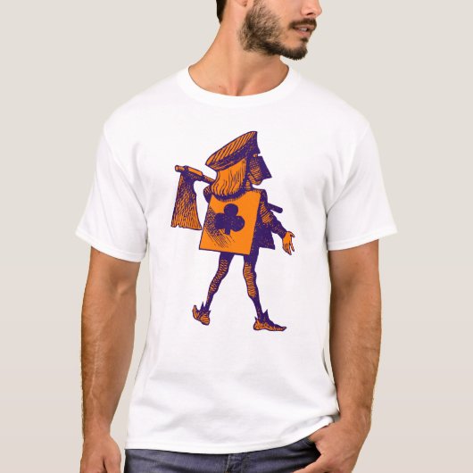 Scharfrichter der Verein-lila Orange T-Shirt (Vorderseite)
